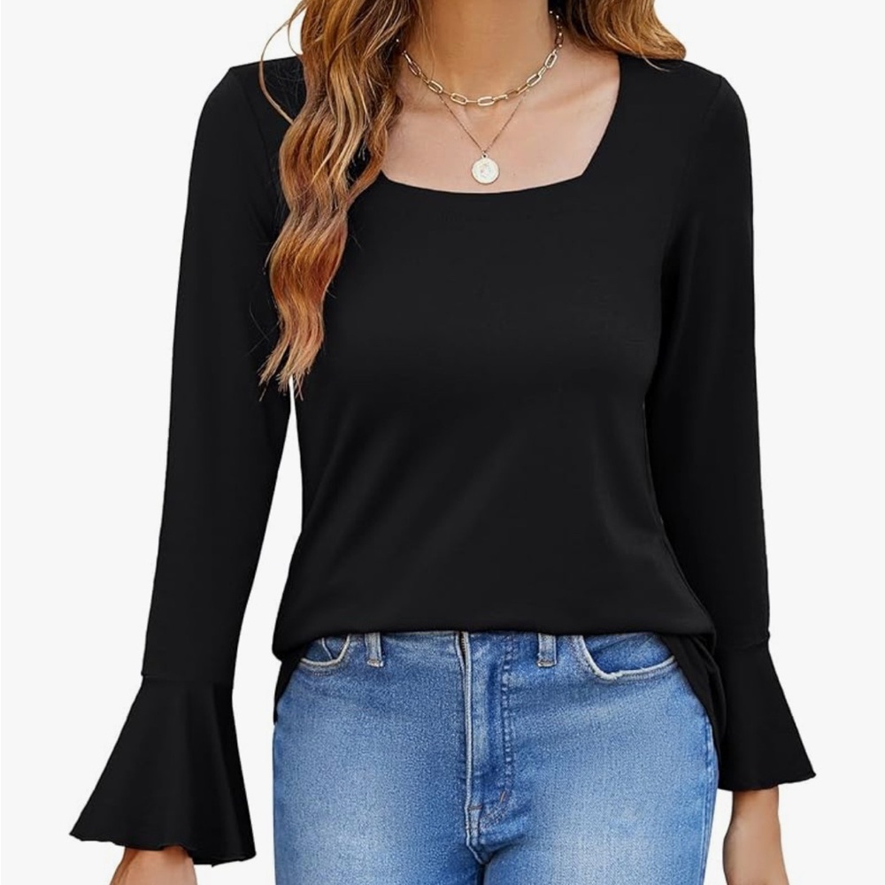 Elegant Black Women's Top WORN ONCE